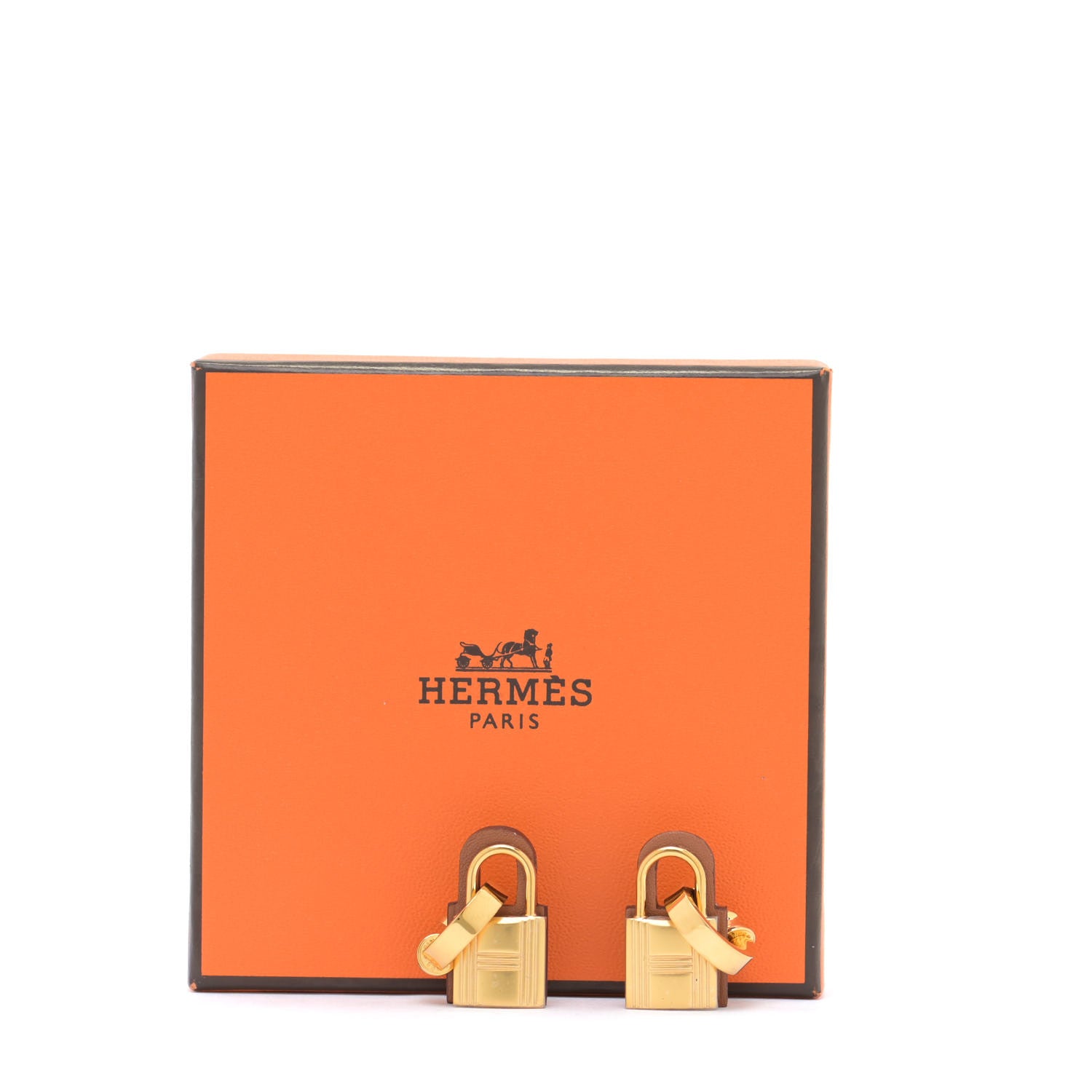 Hermes Swift O'Kelly Earrings Gold 8 of 8