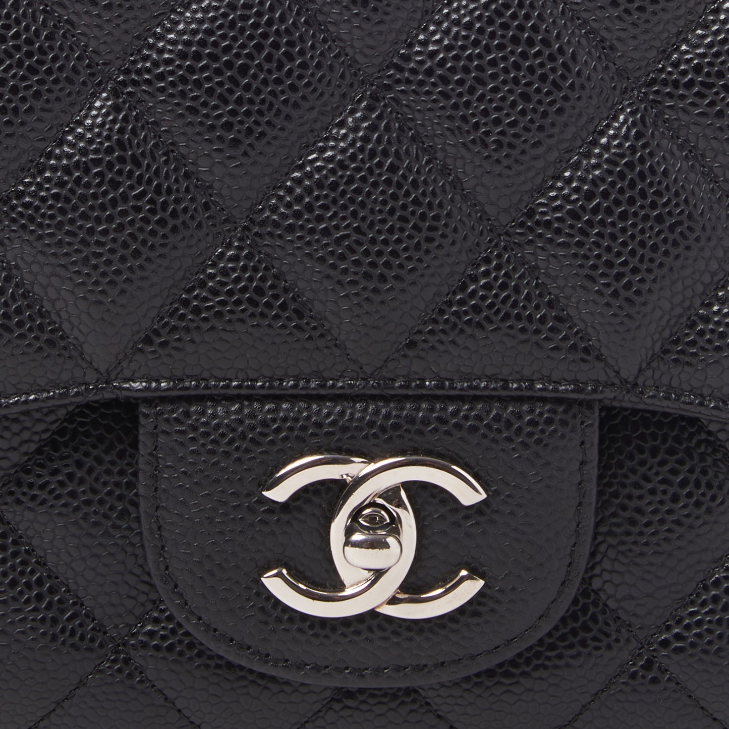 Caviar Quilted Maxi Single Flap Black