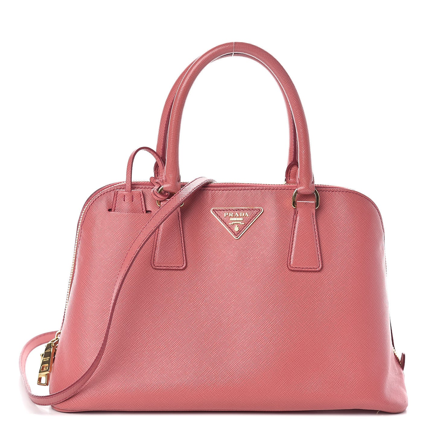 Saffiano Lux Medium Promenade Tote Peonia