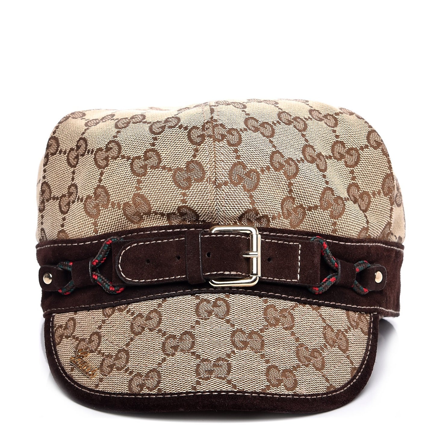 Monogram Hat M Brown