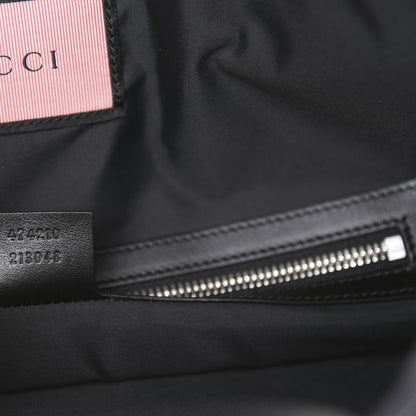 Gucci Calfskin Small GucciGhost Drawstring Backpack Black 9 of 10