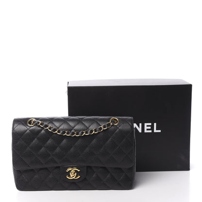 Chanel Caviar Quilted Medium Double Flap Black 15 of 15