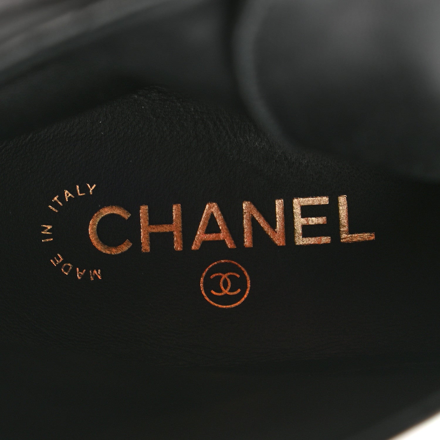 Chanel Shiny Lambskin Quilted Lace Up Combat Boots 39.5 Black 6 of 7