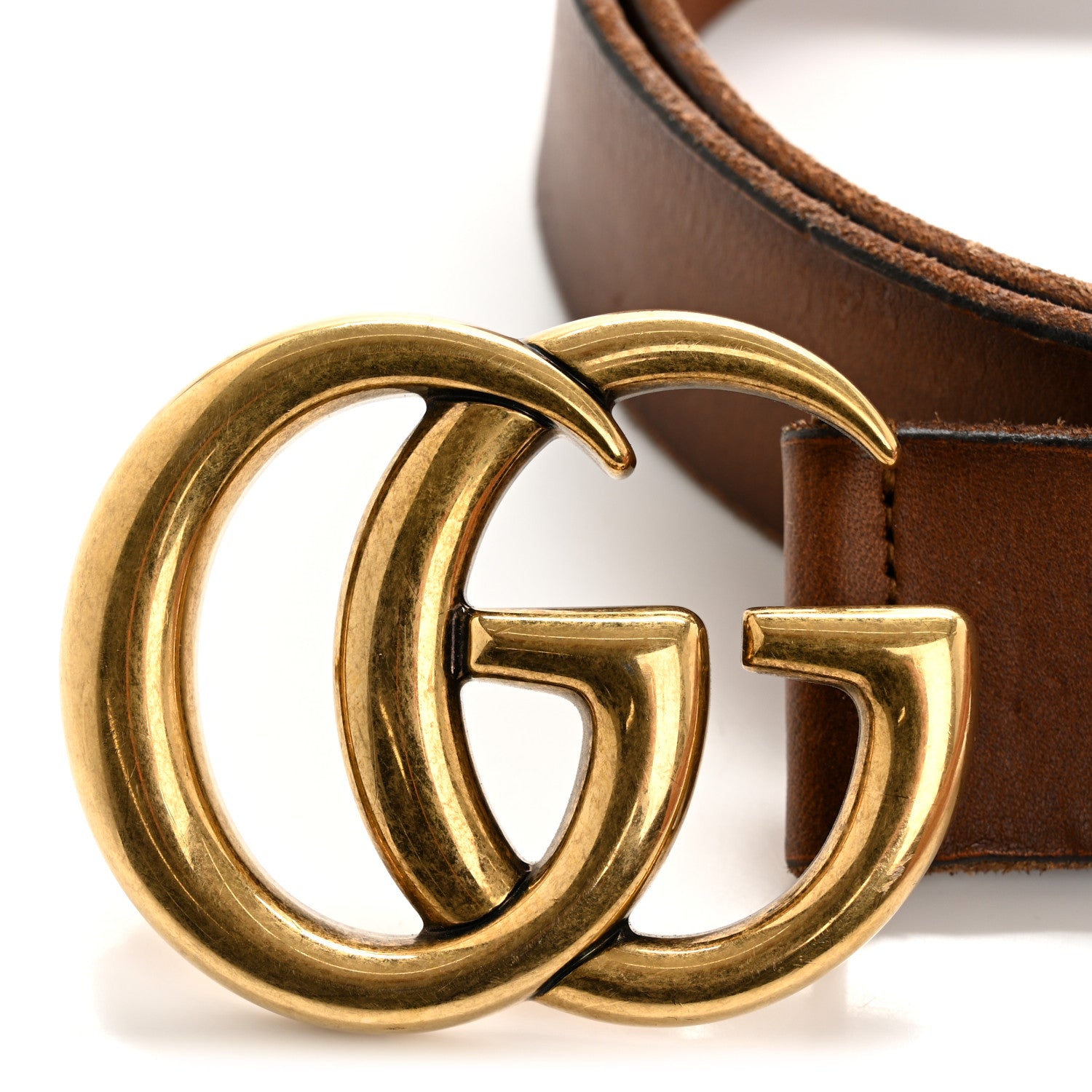 Gucci Faded Calfskin Double G 40mm Belt 100 40 Cuir 6 of 10