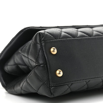 Chanel Caviar Quilted Mini Coco Handle Flap Black 9 of 11