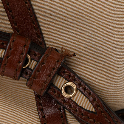 Burberry Canvas Calfskin Canterbury Tote 11 of 12