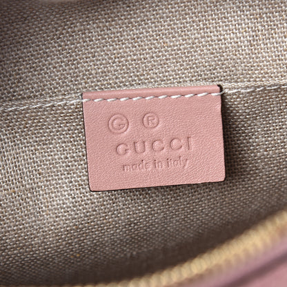 Gucci Soft Microguccissima Mini Bree Messenger Bag Soft Pink 5 of 9