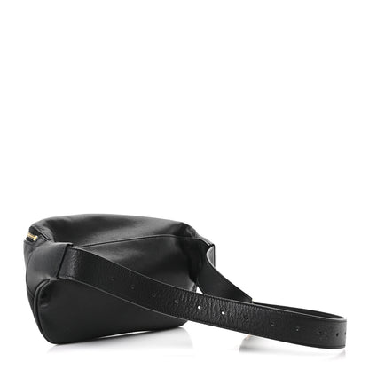 Saint Laurent Grain De Poudre Monogram Belt Bag Black 2 of 9