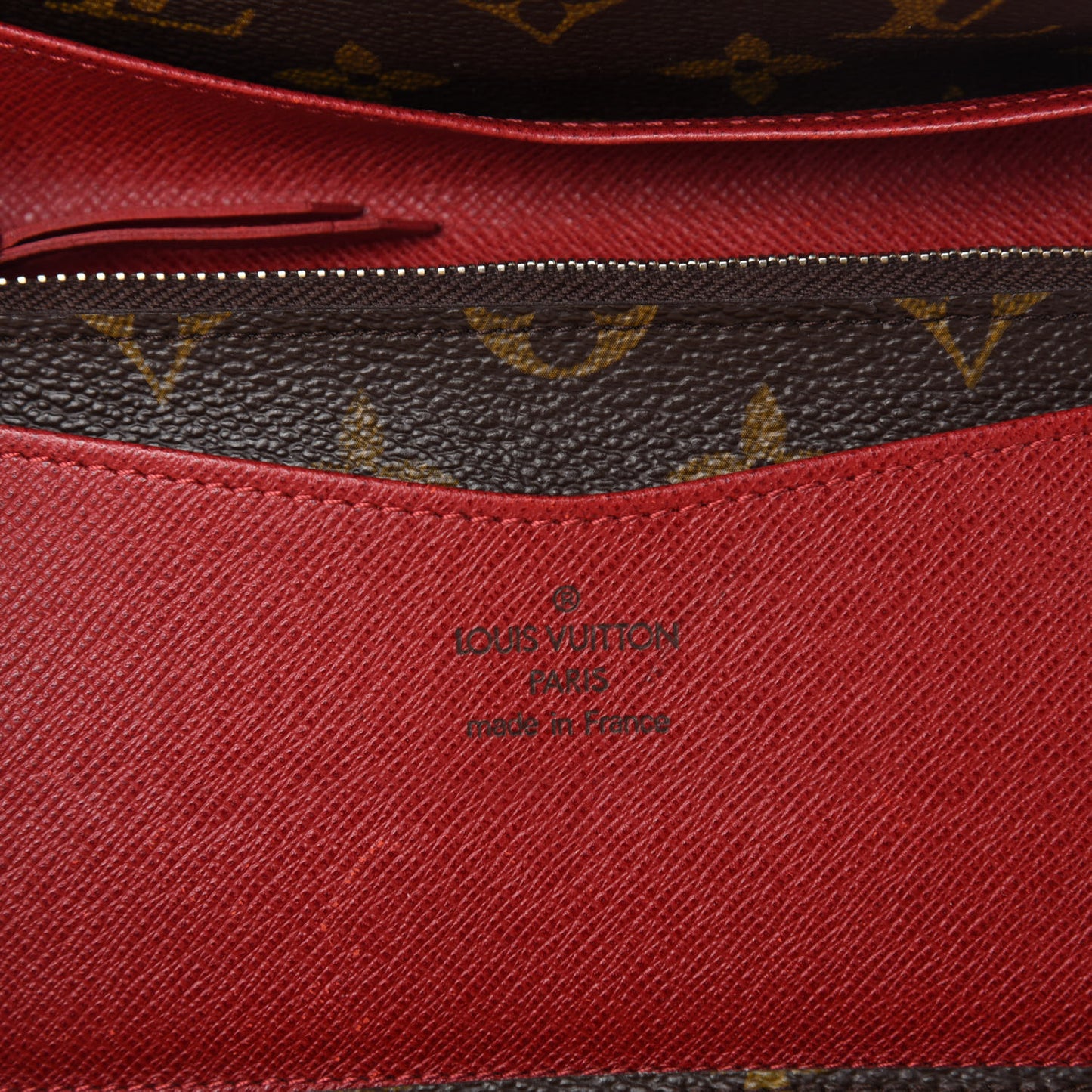 Monogram Josephine Wallet Red