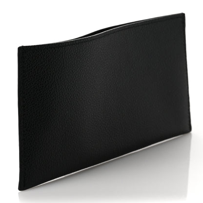 Louis Vuitton Calfskin Felicie Chain Wallet Card Holder Insert Black 3 of 6