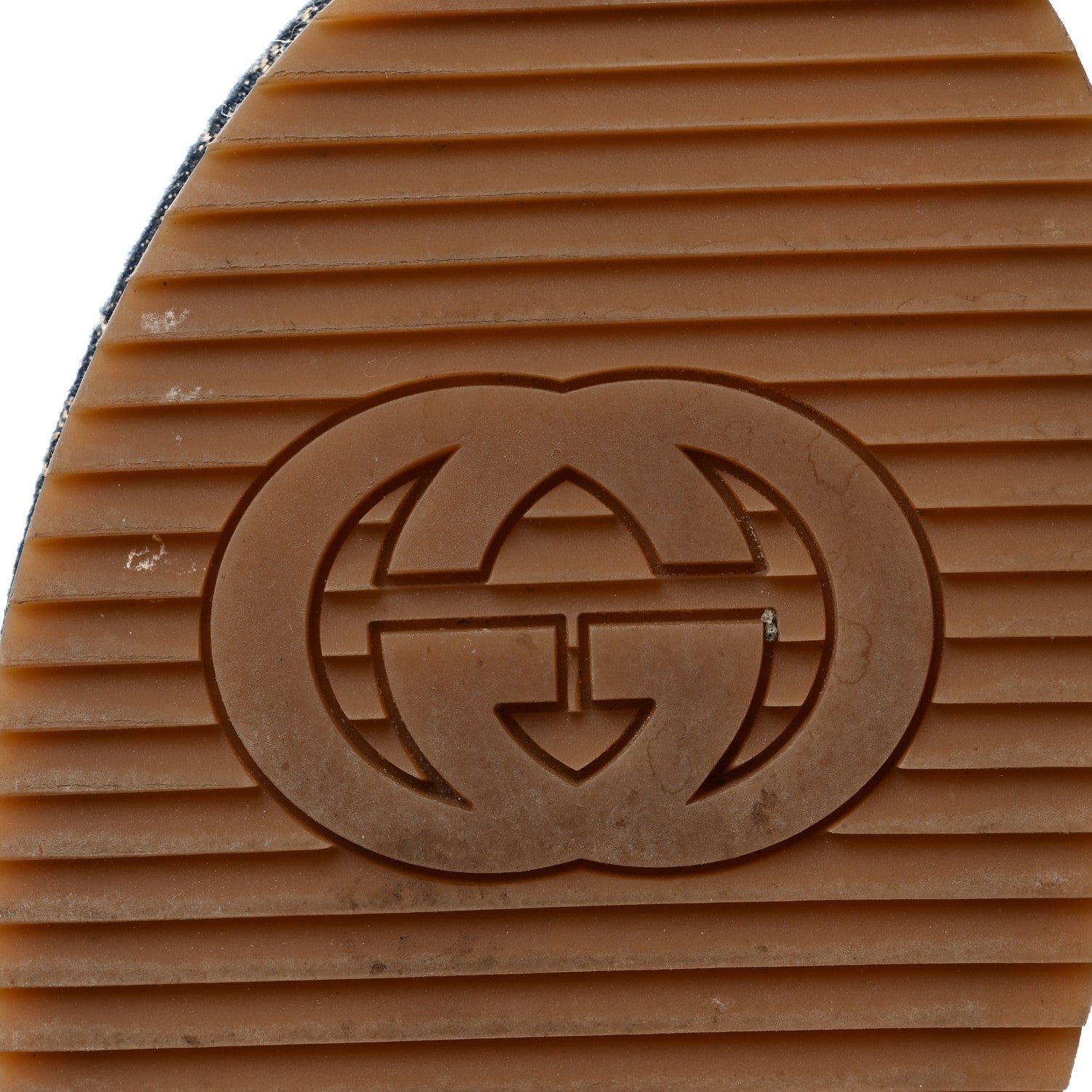 Gucci New Denim GG Monogram Angelina Platform 55mm Slide Sandals 40 Blue Tea 8 of 9