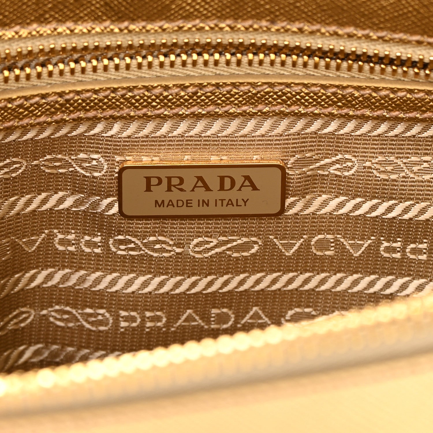 Prada Saffiano Lux Mini Galleria Double Zip Tote Platino 8 of 13