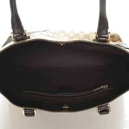 Gucci Monogram Medium Hasler Tote Dark Brown 5 of 6