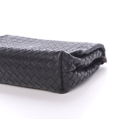Bottega Veneta Nappa Intrecciato Baby Olimpia Shoulder Bag Black 8 of 9