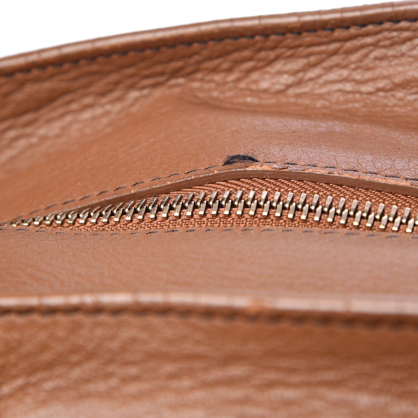 Calfskin Top Handle Tote Tan