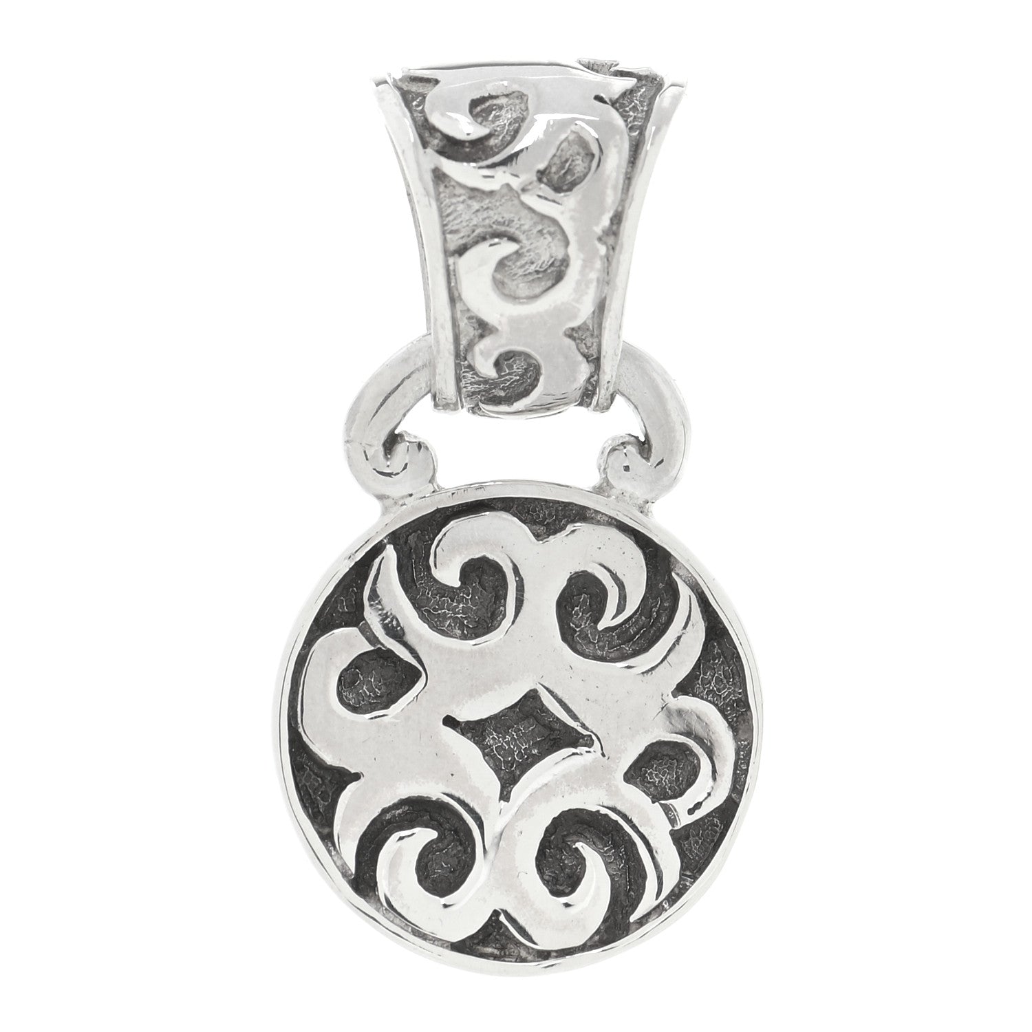 John Hardy Sterling Silver Dayak Drop Pendant 1 of 3
