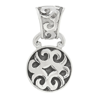 John Hardy Sterling Silver Dayak Drop Pendant 1 of 3
