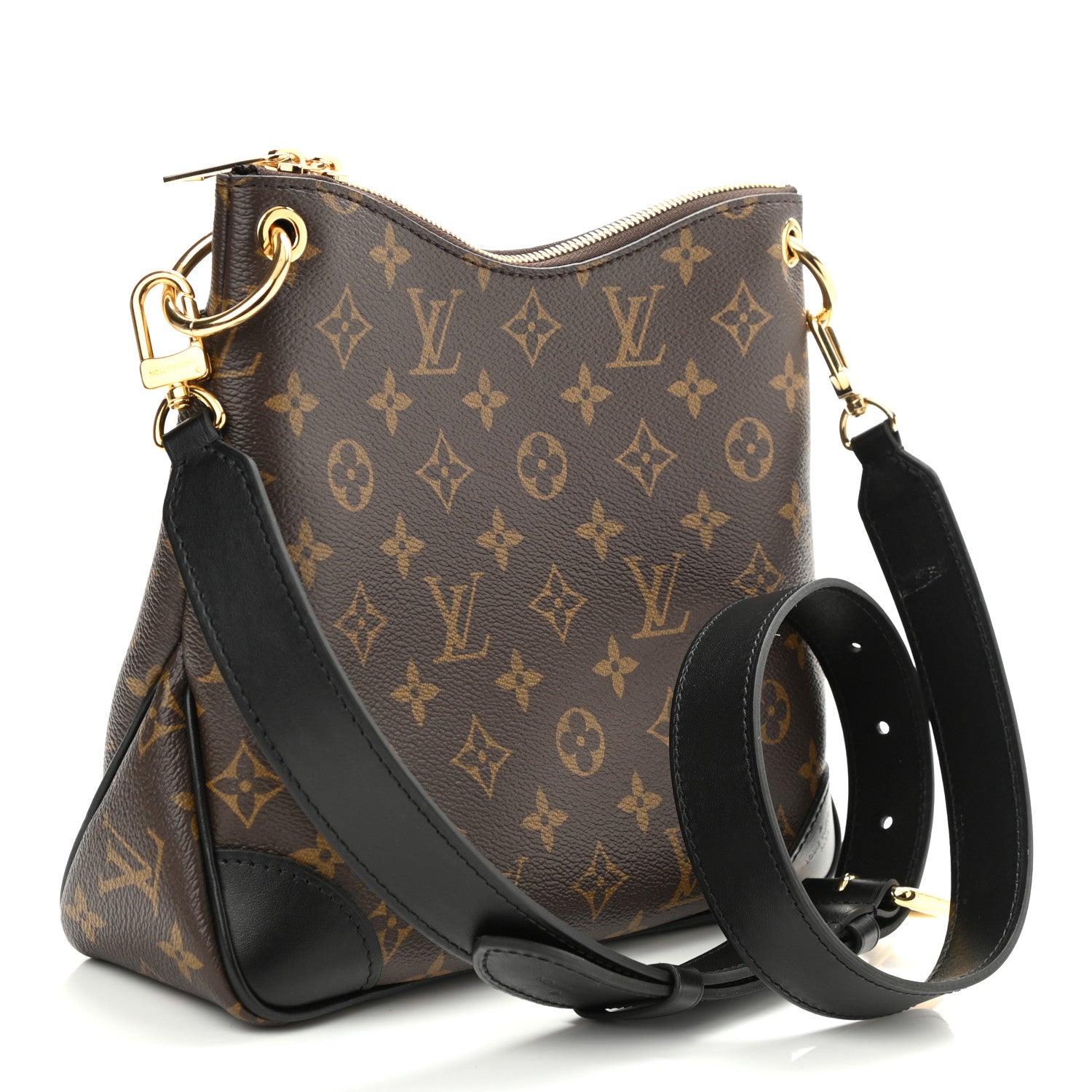 Louis Vuitton Monogram Odeon PM Black 3 of 9