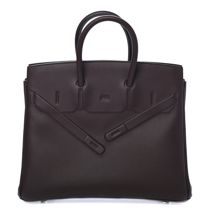 Hermes Swift Birkin Shadow 25 Rouge Sellier 1 of 11