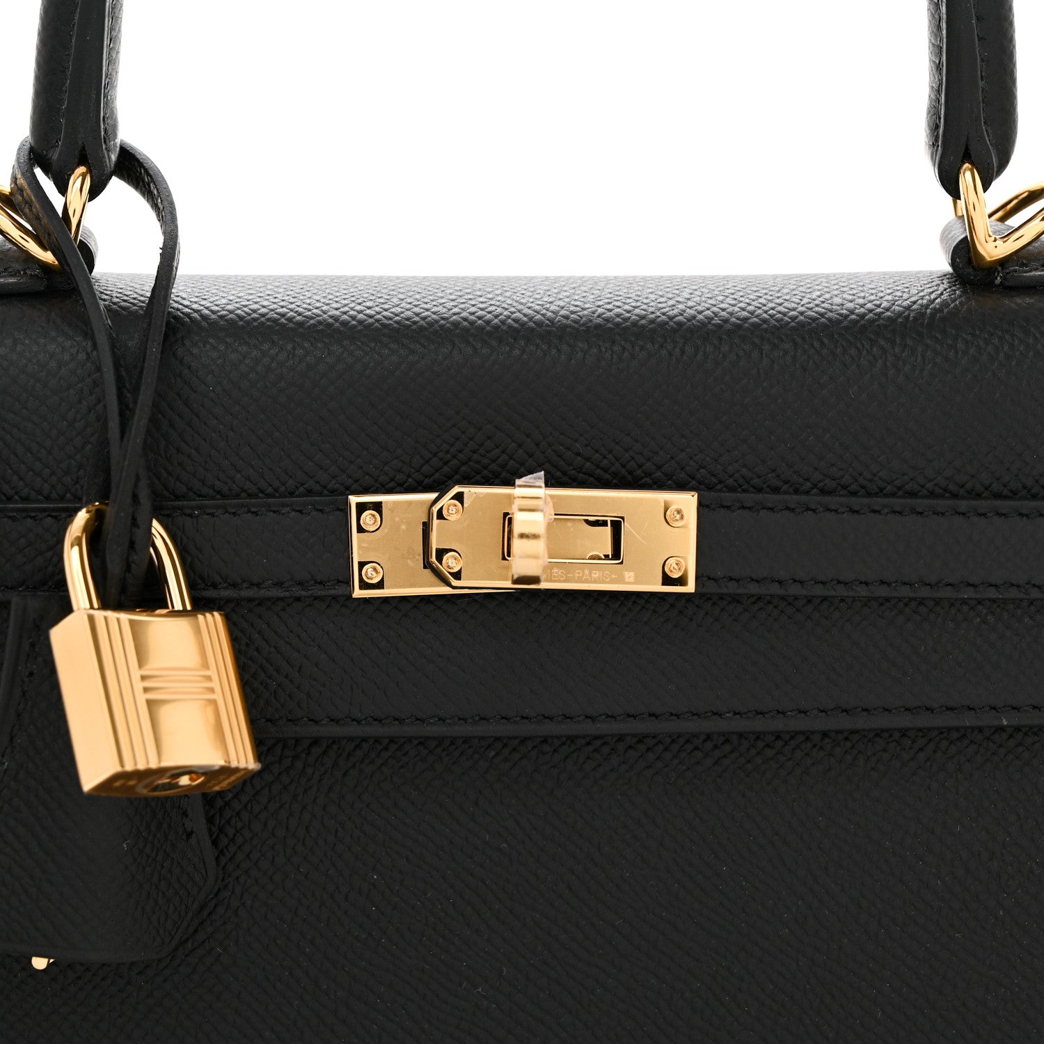 Hermes Epsom Kelly Sellier 25 Black 8 of 11
