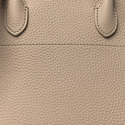 The Row Grained Calfskin Soft Margaux 10 Bag Dark Taupe 7 of 9