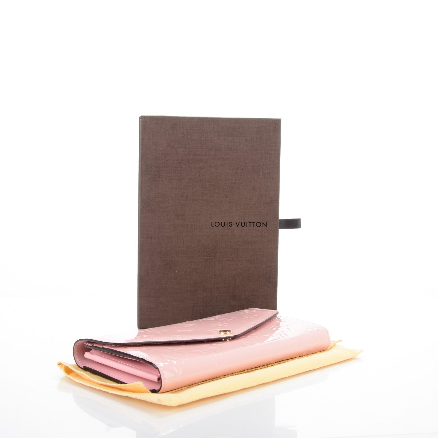 Louis Vuitton Vernis Sarah Wallet NM Rose Ballerine 4 of 7