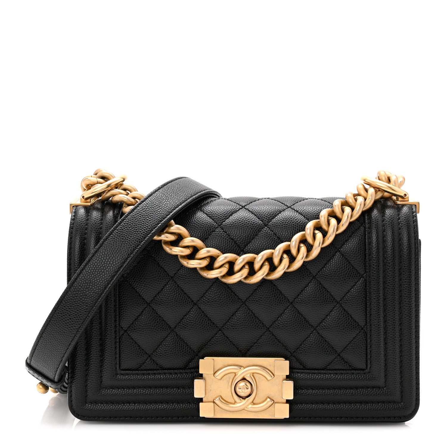 Chanel Caviar Quilted Small Boy Flap Black 1 of 11