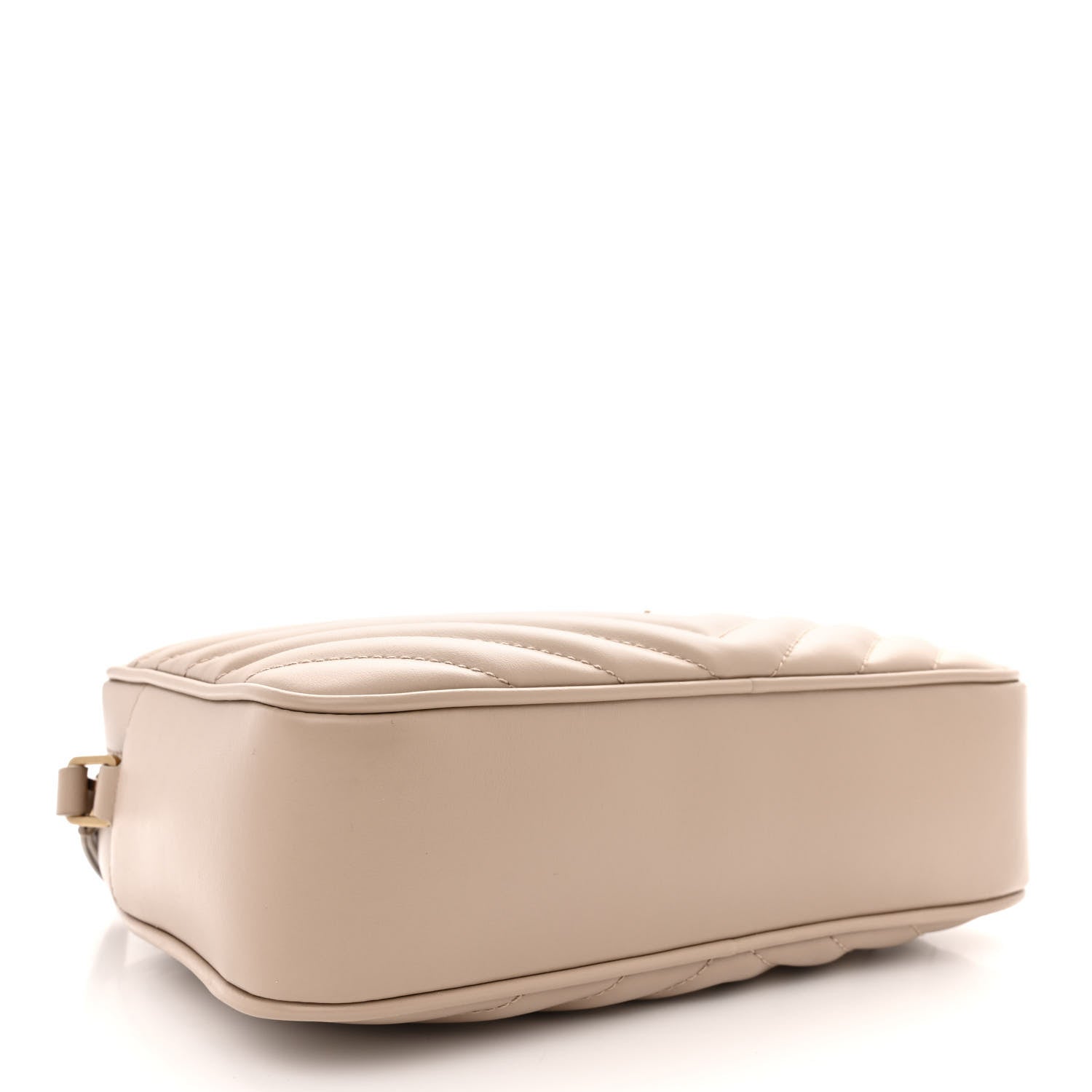 Saint Laurent Calfskin Matelasse Monogram Lou Camera Bag Dark Latte 4 of 10