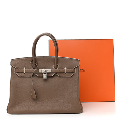 Hermes Togo Birkin 35 Etoupe 17 of 17
