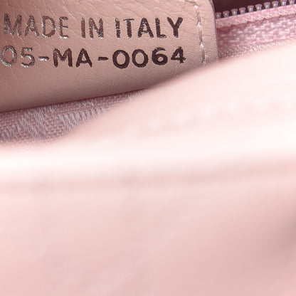 Christian Dior Grained Calfskin Cannage Medium Lady Dior Pink 7 of 20