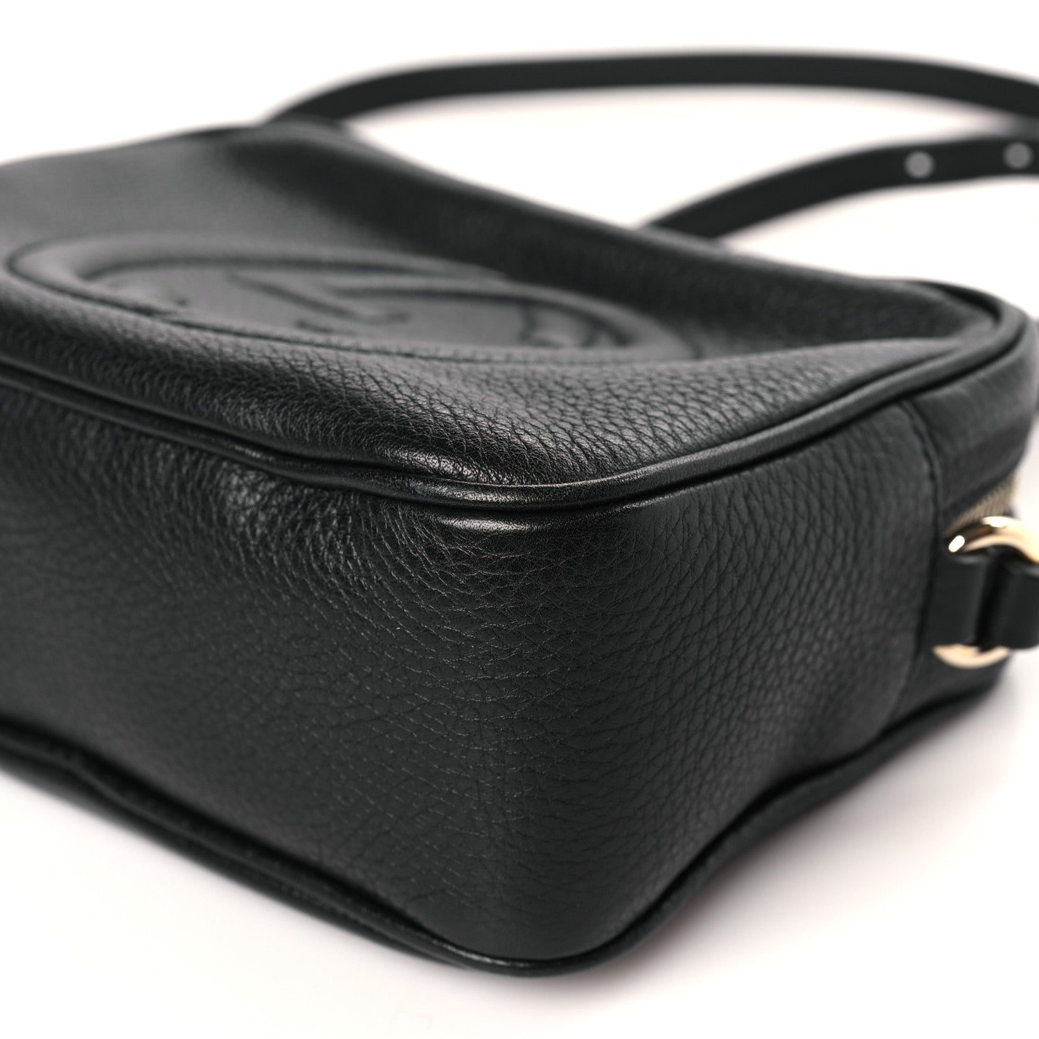 Gucci Pebbled Calfskin Small Soho Disco Bag Black 9 of 9