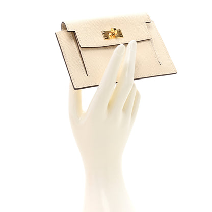Hermes Epsom Kelly Pocket Compact Wallet Nata 2 of 10
