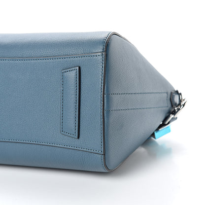 Givenchy Sugar Goatskin Small Antigona Oil Blue 10 of 10