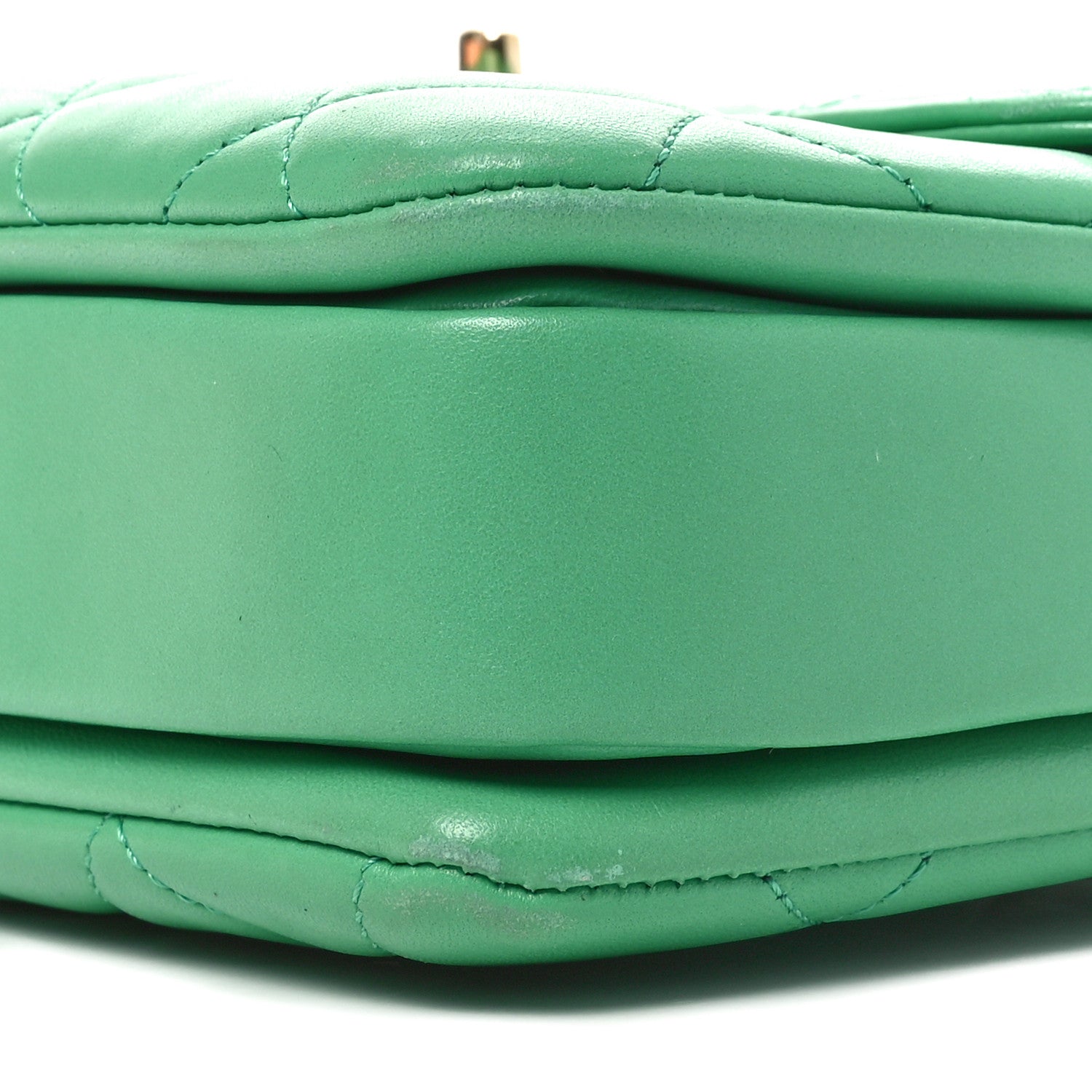 Chanel Lambskin Quilted Medium Trendy CC Flap Dual Handle Bag Green 10 of 10