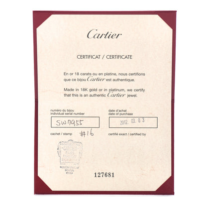 Cartier 18K White Gold LOVE Bracelet 16 5 of 6