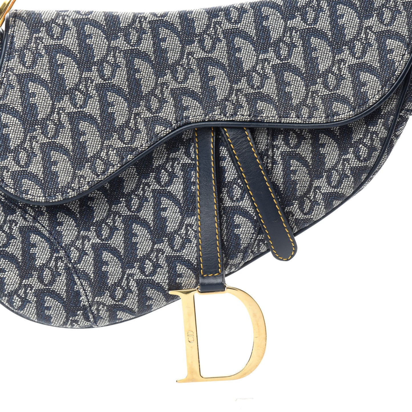 Monogram Saddle Bag Blue
