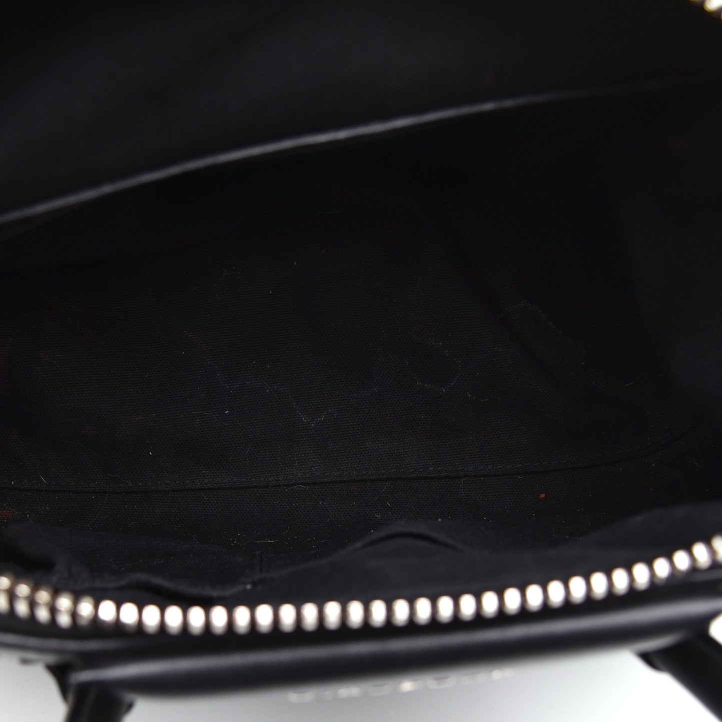 Calfskin Suede Small Studded Chevron Antigona Black