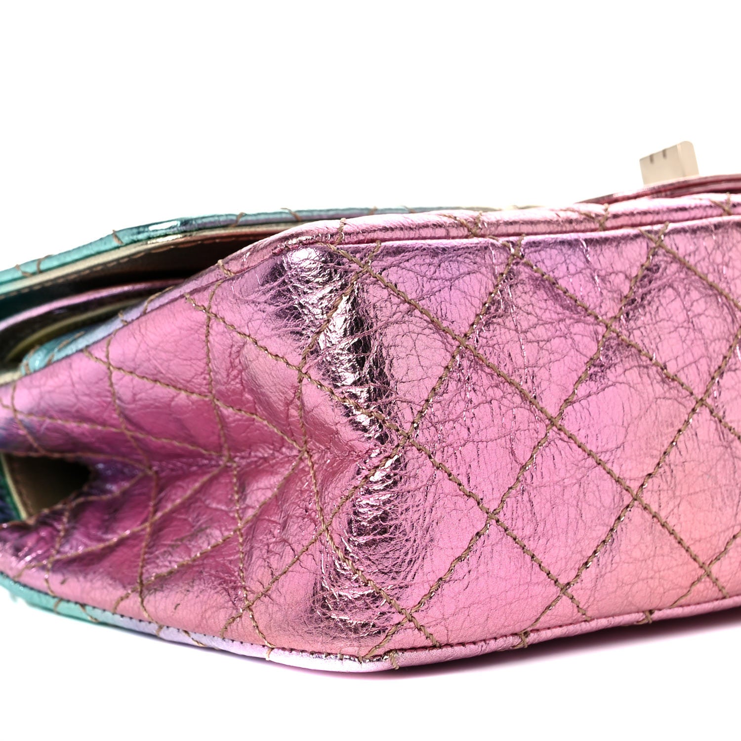 Chanel Metallic Goatskin Quilted 2.55 Reissue 225 Flap Multicolor 8 of 11