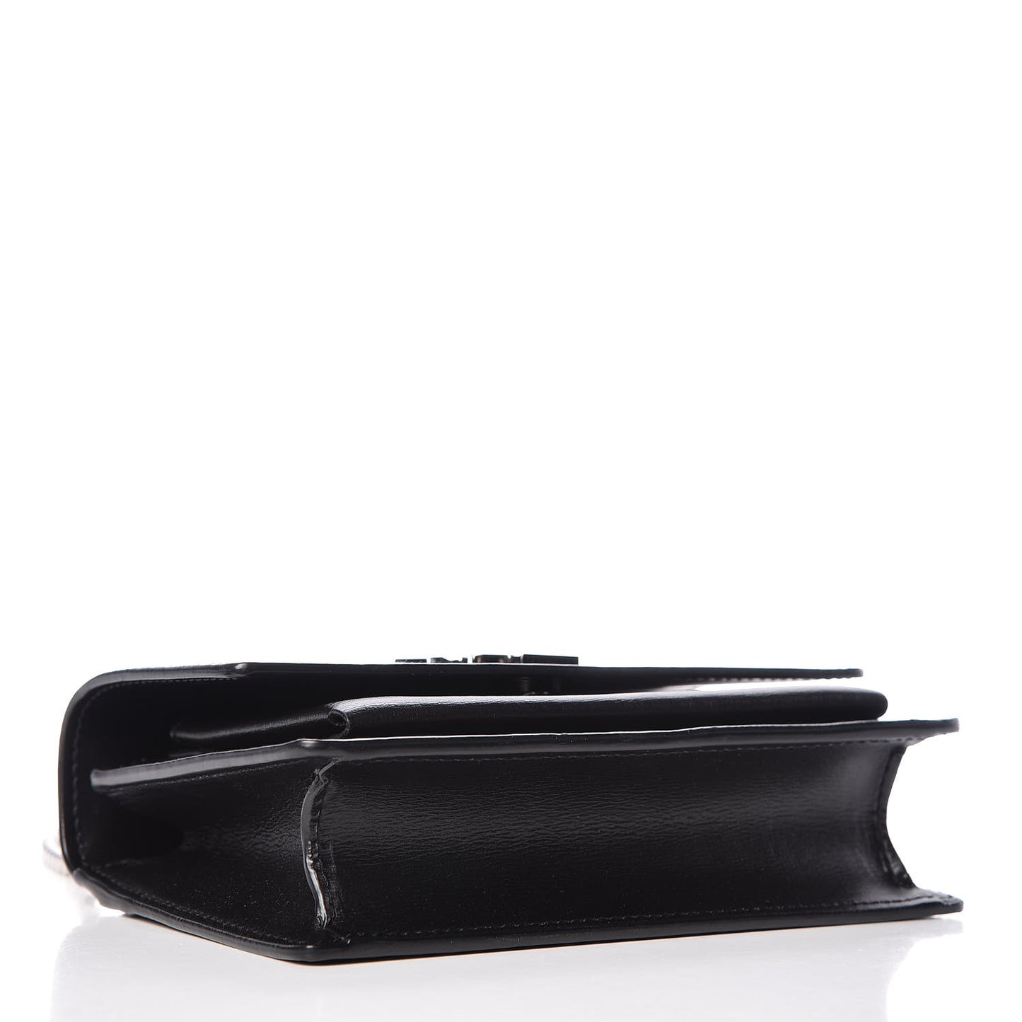 Calfskin Monogram Sunset Chain Wallet Black