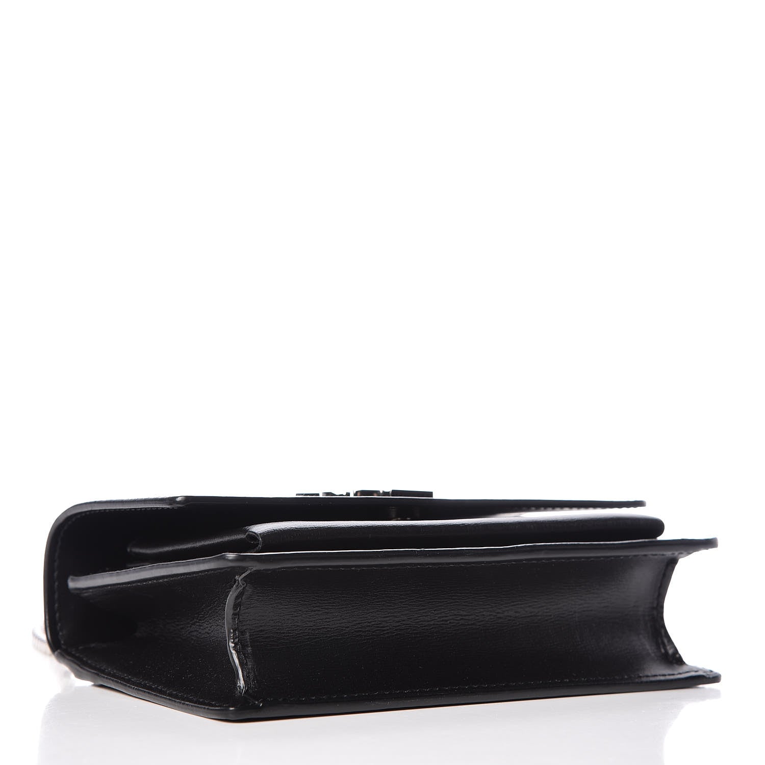 Saint Laurent Calfskin Monogram Sunset Chain Wallet Black 4 of 10