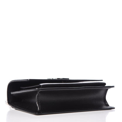 Saint Laurent Calfskin Monogram Sunset Chain Wallet Black 4 of 10