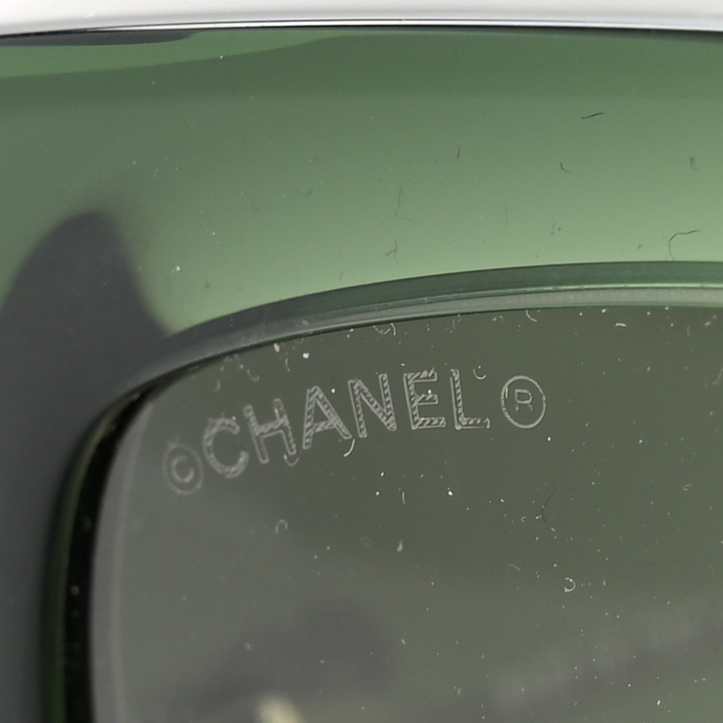Acetate Pearl Rectangle Sunglasses 5480-H Dark Green