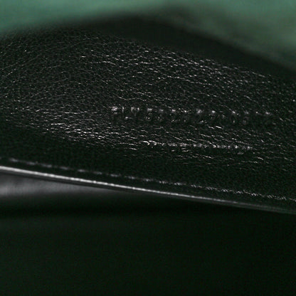 Saint Laurent Suede Sulpice Monogram Medium Shoulder Bag Green 8 of 12