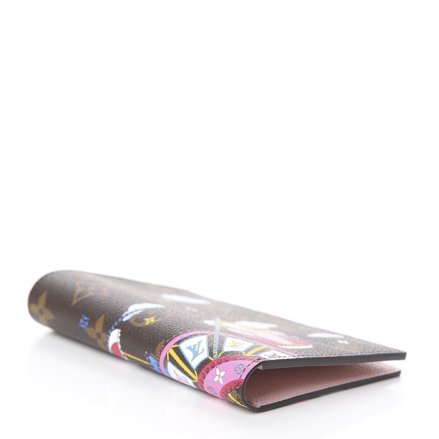 Monogram 2020 Christmas Animation Big Wheel Passport Cover Rose Ballerine