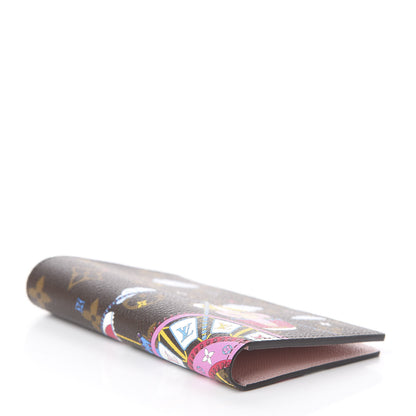 Louis Vuitton Monogram 2020 Christmas Animation Big Wheel Passport Cover Rose Ballerine 3 of 6