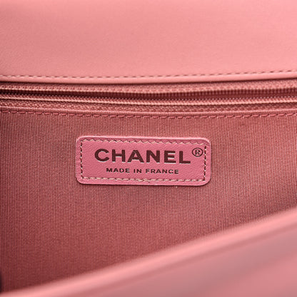 Chanel Lambskin Quilted New Medium Boy Flap Pink 6 of 12