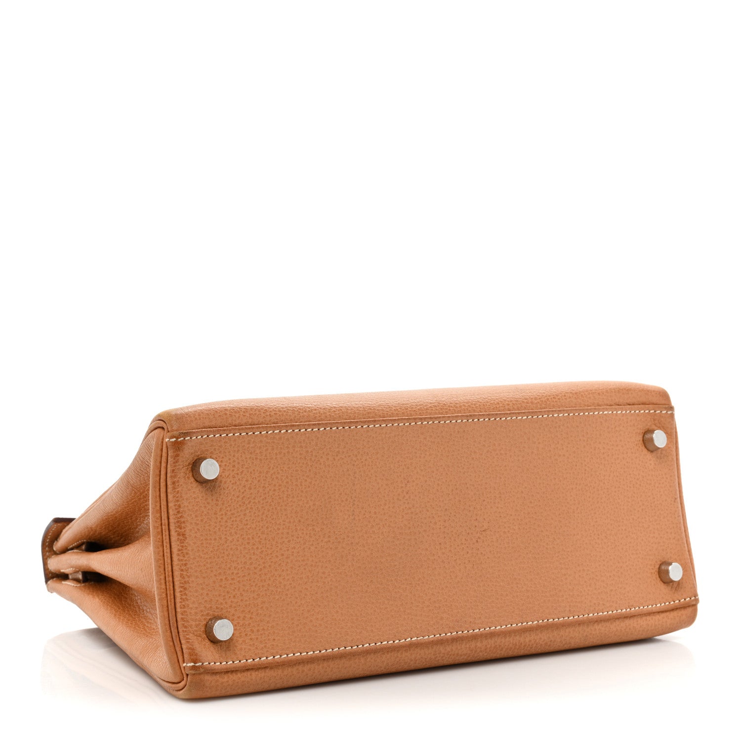 Hermes Vache Liegee Kelly Retourne 28 Naturelle 4 of 19
