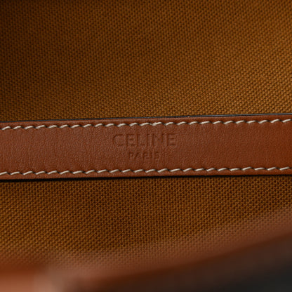 Celine Triomphe Canvas Calfskin Medium Cabas Bag Tan 6 of 13