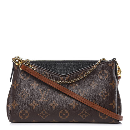 Louis Vuitton Monogram Pallas Clutch Black 1 of 13