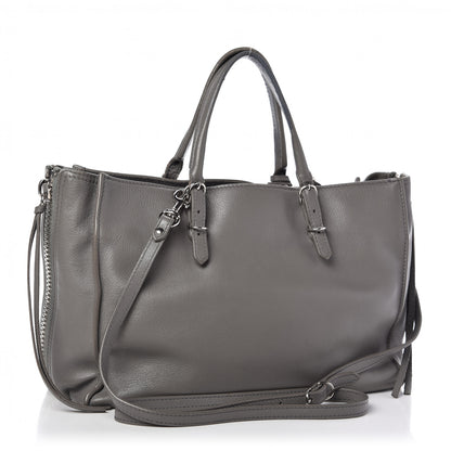 Balenciaga Veau Papier A6 Zip Around Tote Gris Acier 3 of 16
